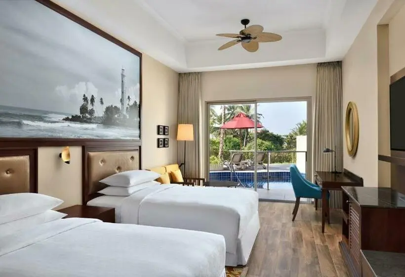 プールビューのプレミアムルーム, Sheraton Kosgoda Turtle Beach Resort