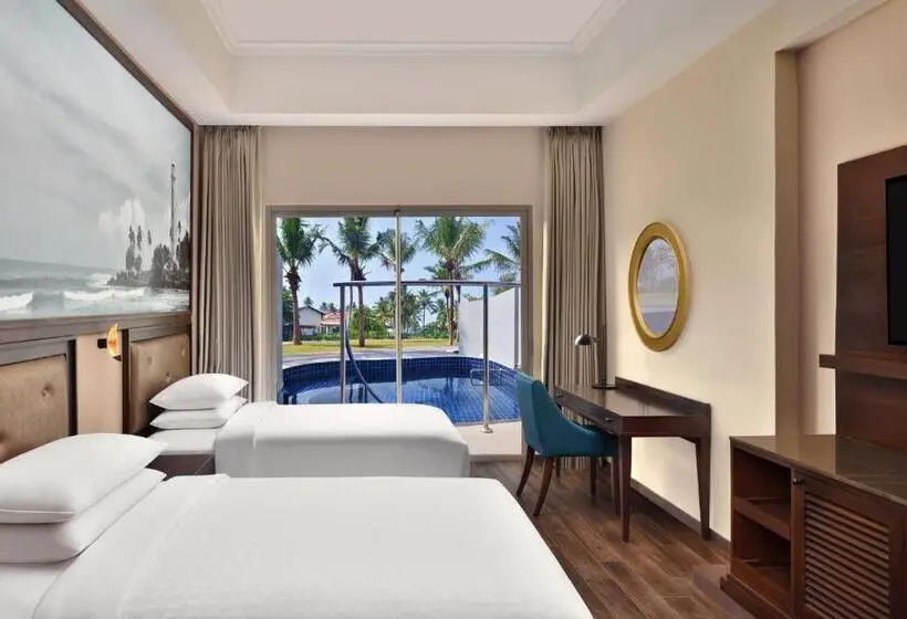 プールビューのプレミアムルーム, Sheraton Kosgoda Turtle Beach Resort