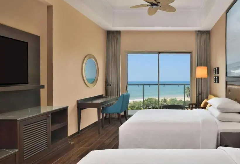 オーシャンビューデラックスルームバルコニー付き, Sheraton Kosgoda Turtle Beach Resort