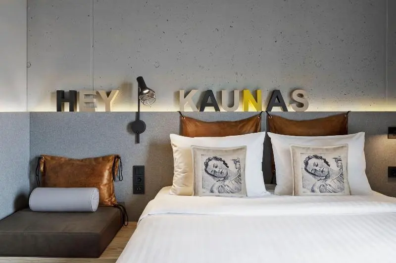 اتاق استاندارد با تخت دو نفره بزرگ, Moxy Kaunas Center