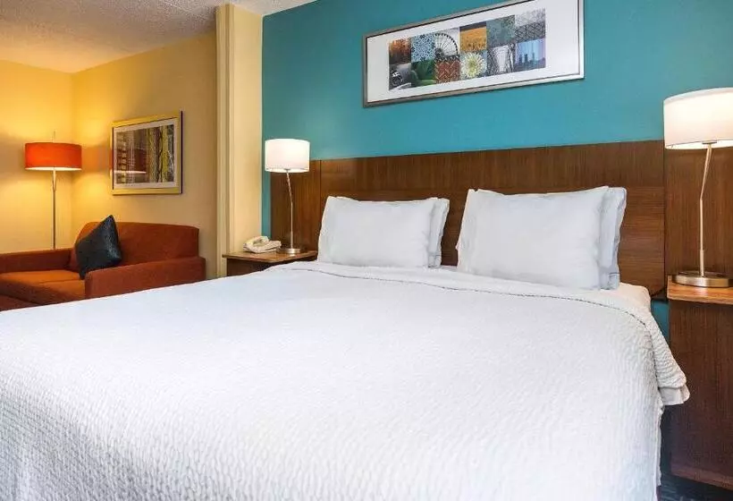 身障者適用キングサイズベッドルーム, Fairfield Inn & Suites Des Moines West