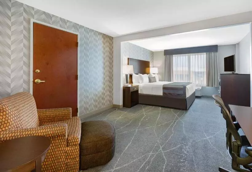 身障者適用キングサイズベッドルーム, Wingate By Wyndham Tinley Park