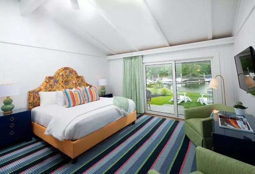 キングサイズベッドのデラックスルーム, Yachtsman Lodge & Marina