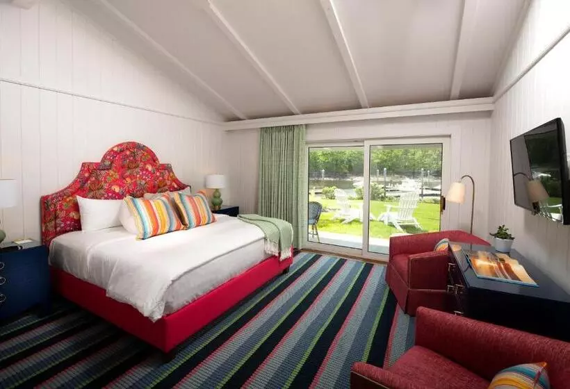 キングサイズベッドのデラックスルーム, Yachtsman Lodge & Marina
