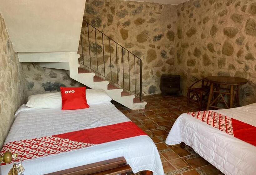 غرفة قياسية مزوَّدة بشُرفة, Rancho Hotel El Carmen