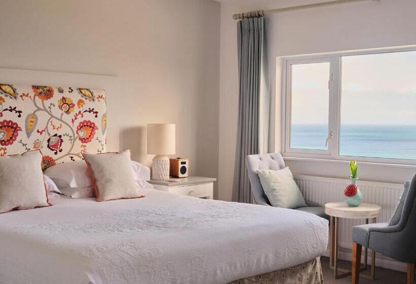 غرفة ديلوكس مطلّة علي البحر, Boskerris