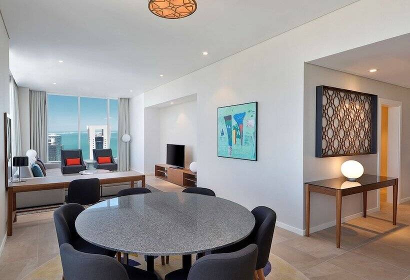 3 Bedroom Suite, Aleph Doha Residences, Curio Collection By Hilton
