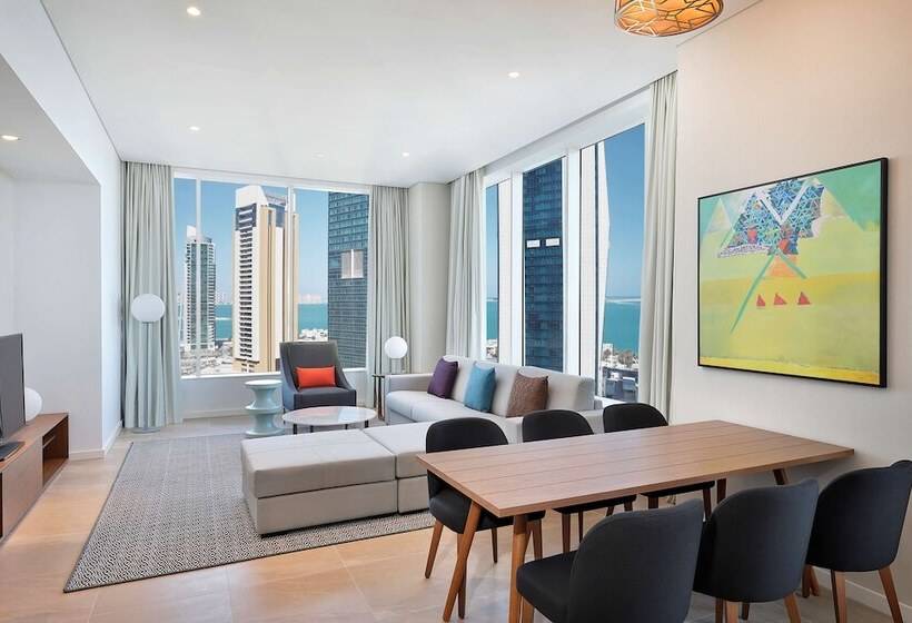 سوئیت 2 خوابه, Aleph Doha Residences, Curio Collection By Hilton
