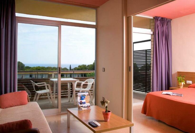 Huoneisto 1 Makuuhuone Terassi, Aparthotel Comtat Sant Jordi