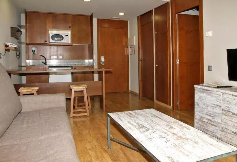 آپارتمان 1 خوابه با چشمانداز, Aparthotel La Vall Blanca