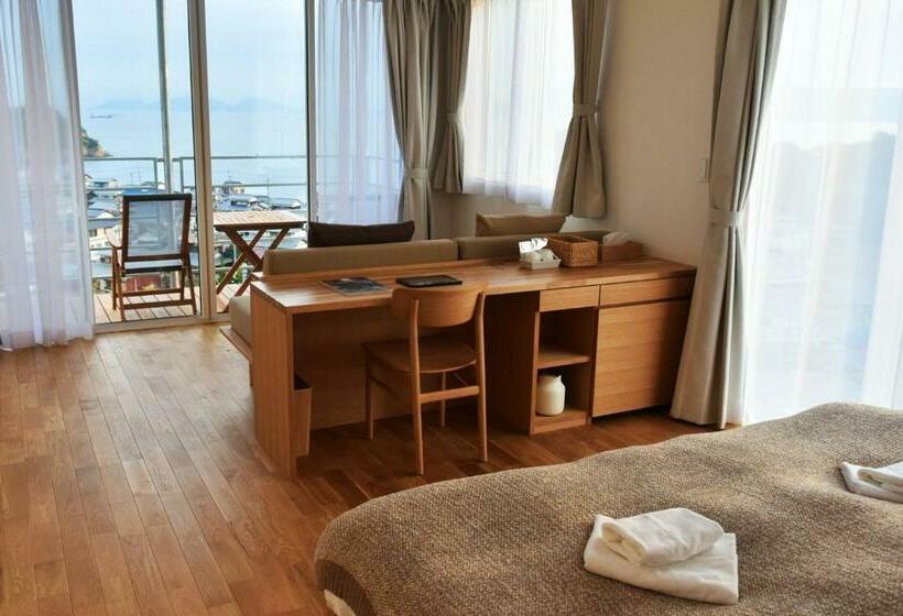 غرفة ديلوكس مطلّة علي البحر, My Lodge Naoshima