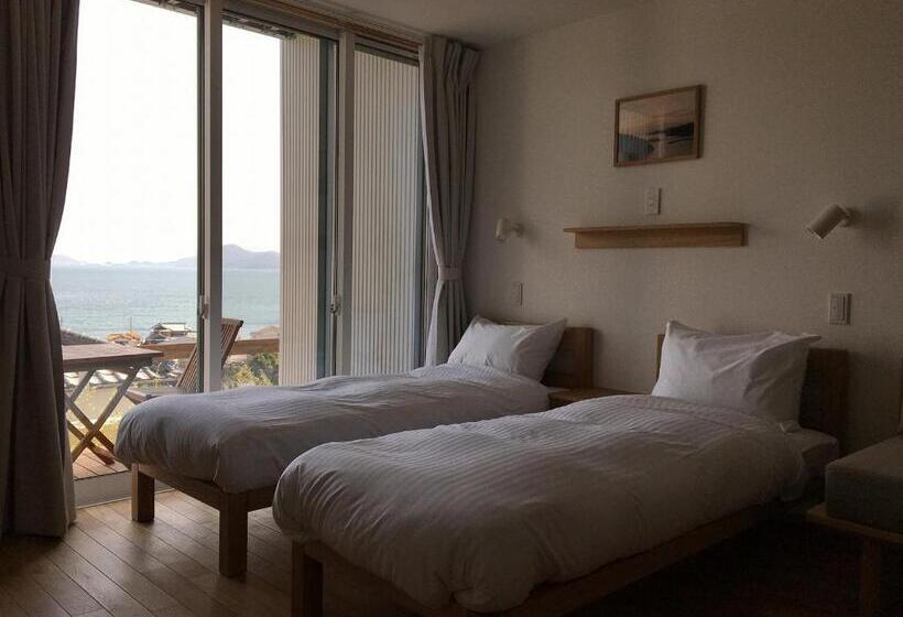 غرفة سوبيريور مطلّة علي البحر, My Lodge Naoshima