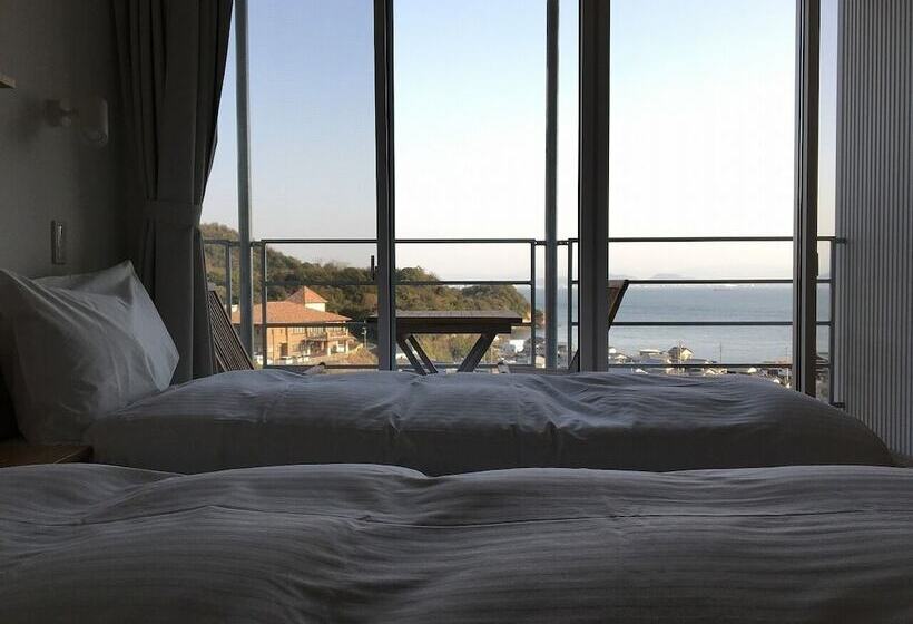 غرفة سوبيريور مطلّة علي البحر, My Lodge Naoshima