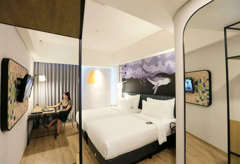 デラックスルーム, Luminor Hotel Purwokerto By Wh