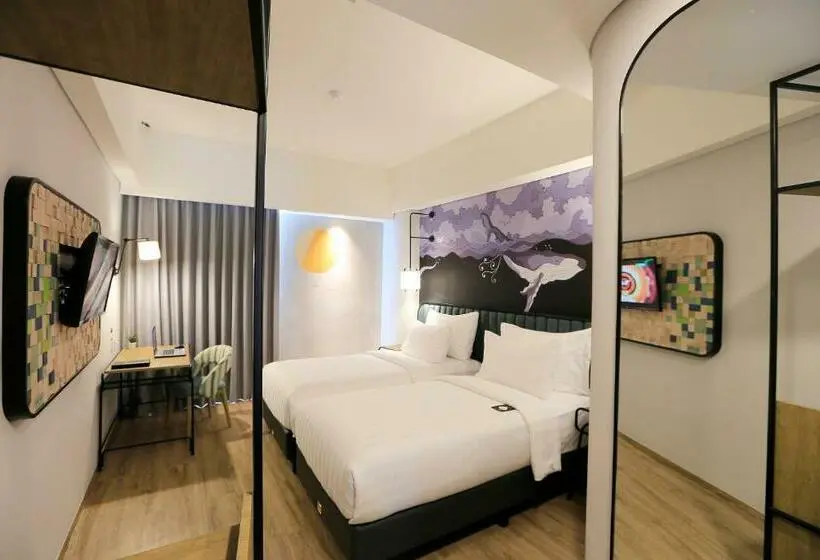 デラックスルーム, Luminor Hotel Purwokerto By Wh