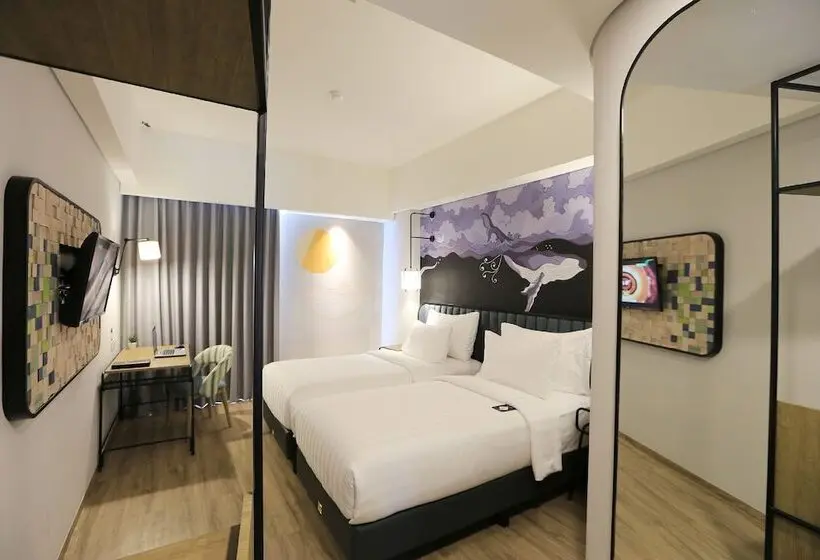デラックスルーム, Luminor Hotel Purwokerto By Wh