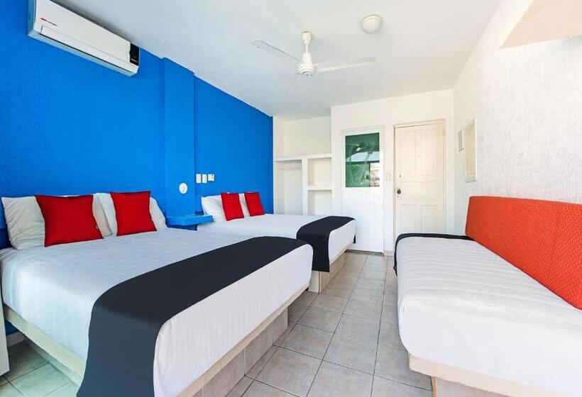 4인용 스탠다드 룸, Capital O Hotel El Mejicano, Acapulco