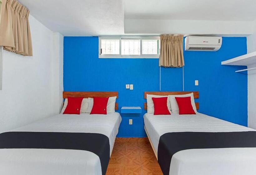 침실 2개, Capital O Hotel El Mejicano, Acapulco