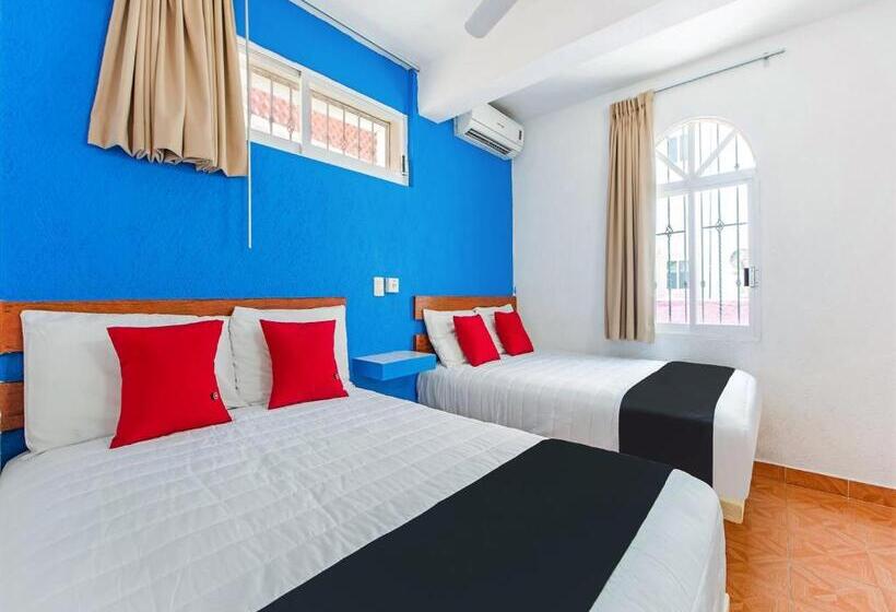 침실 2개, Capital O Hotel El Mejicano, Acapulco