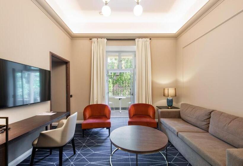 Superior suite with balcony, Movenpick Hotel Tallinn