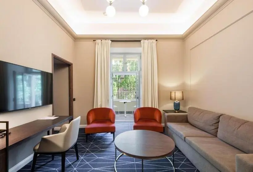 Superior suite with balcony, Movenpick Hotel Tallinn