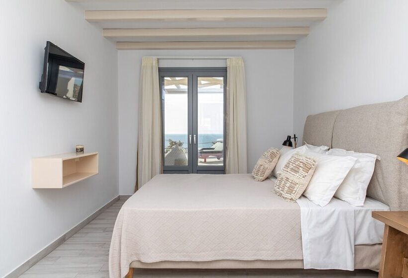 فيلا غرفتين نوم مطلة على البحر, Mythology Naxos Villas & Suites