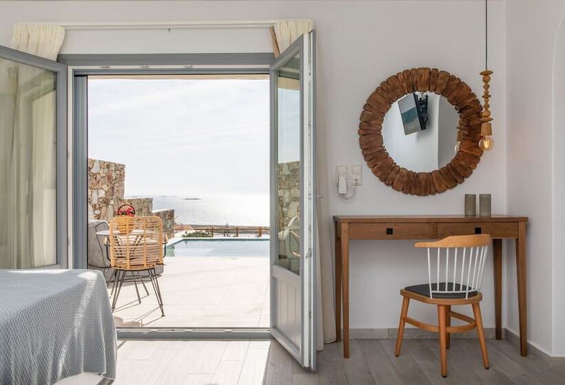 Люкс Вид на Море с Гидромассажем, Mythology Naxos Villas & Suites