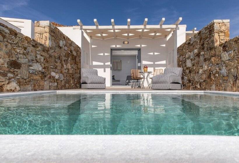 Люкс Вид на Море с Гидромассажем, Mythology Naxos Villas & Suites