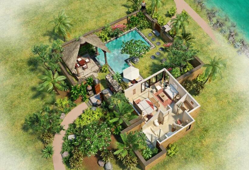 فيلا بريميوم غرفة نوم واحدة, The Oberoi Beach Resort, Mauritius