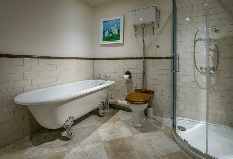 キングサイズベッドのスーペリアルーム, Tolcarne Beach Colonial Restaurant And Rooms