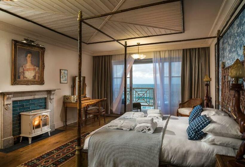 キングサイズベッドのスーペリアルーム, Tolcarne Beach Colonial Restaurant And Rooms