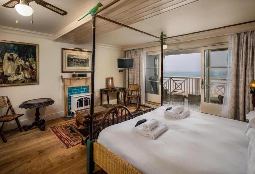 キングサイズベッドのスタンダードルーム, Tolcarne Beach Colonial Restaurant And Rooms