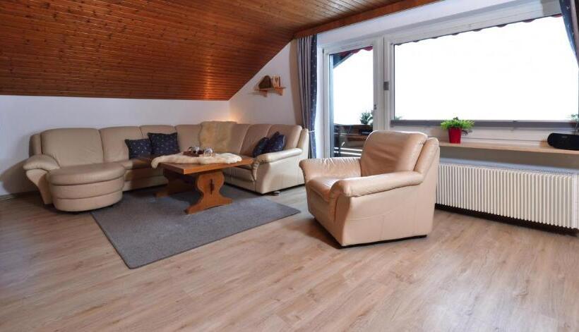 带1个卧室带观景的公寓, Panoramablick Ferienwohnungen