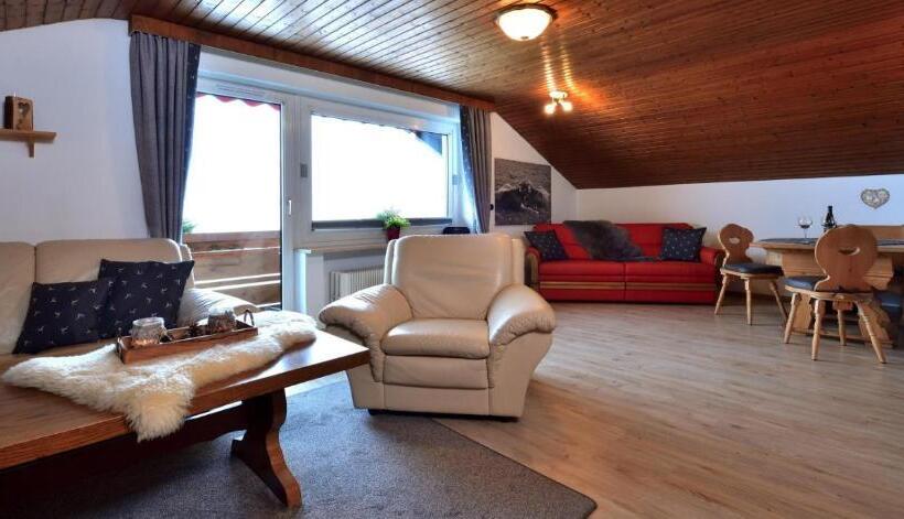 带2个卧室的公寓, Panoramablick Ferienwohnungen