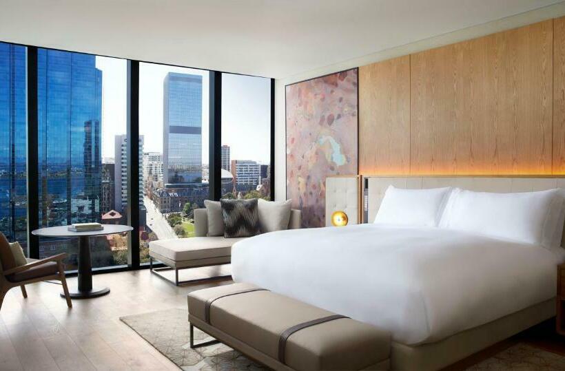 キングサイズベッドのデラックスルーム, The Ritzcarlton, Perth