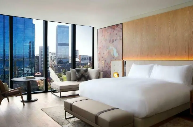 キングサイズベッドのデラックスルーム, The Ritzcarlton, Perth