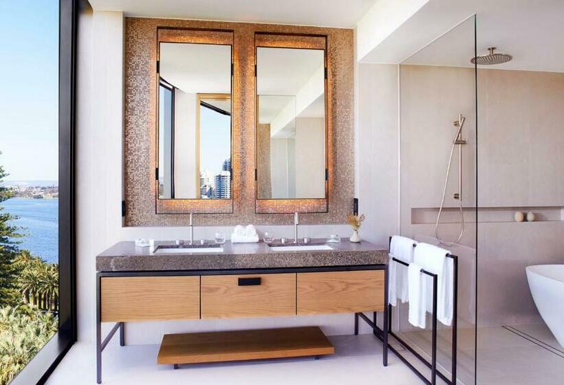 キングサイドベッドのスタンダードワンルーム, The Ritzcarlton, Perth