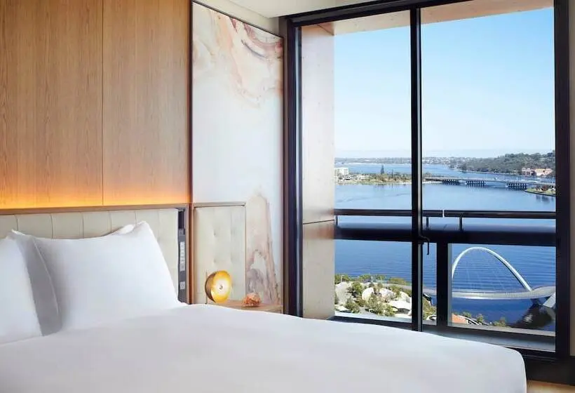 ダブルベッドスタンダードルーム, The Ritzcarlton, Perth