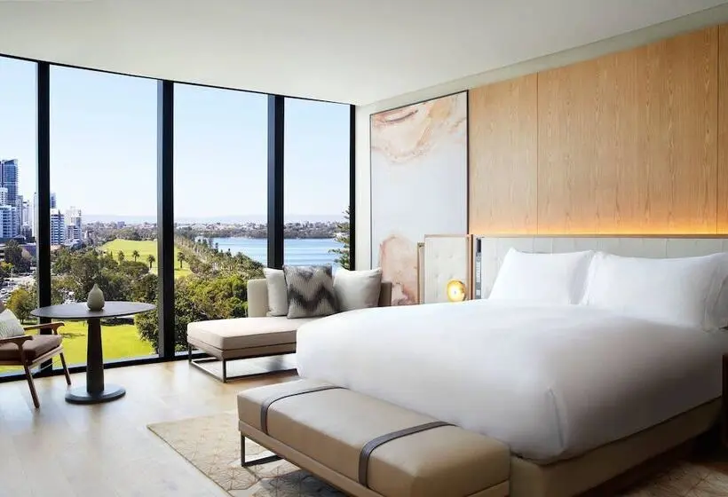 ダブルベッドスタンダードルーム, The Ritzcarlton, Perth
