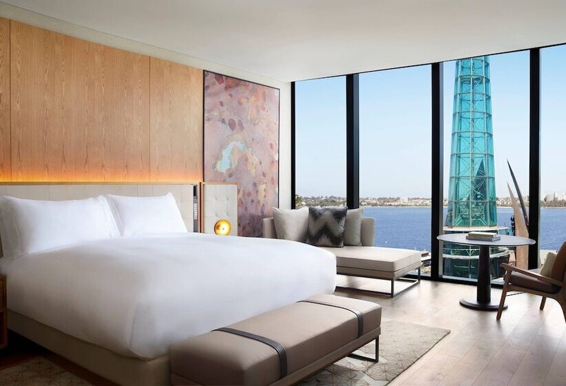 ダブルベッドスタンダードルーム, The Ritzcarlton, Perth
