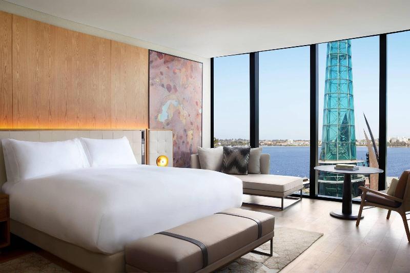 キングサイズベッドのデラックスルーム, The Ritzcarlton, Perth