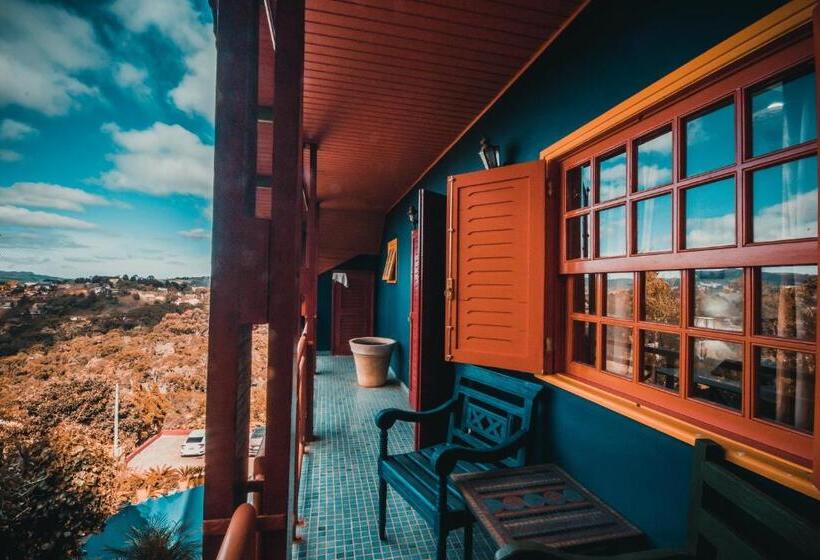 스위트 킹사이즈 침대, Pousada De Charme Vila Natal Design & Art Signature