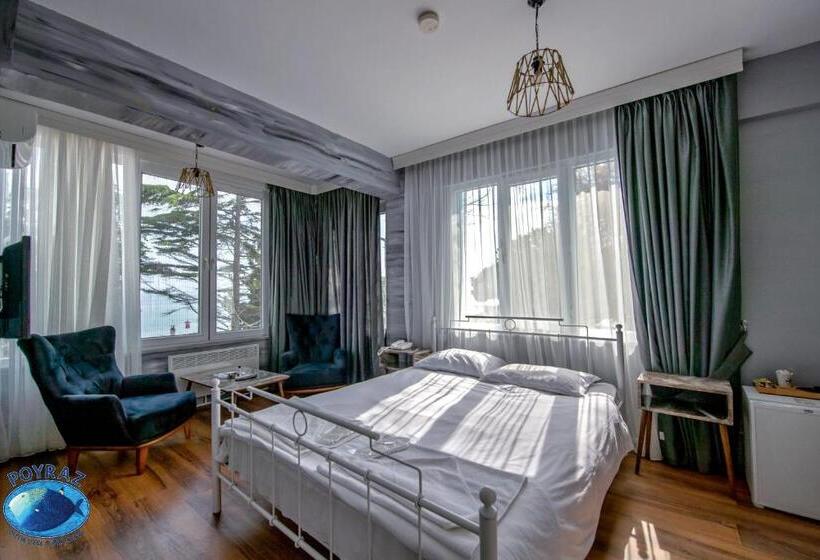 آپارتمان 1 خوابه با چشم‌انداز دریا, Poyraz Resort