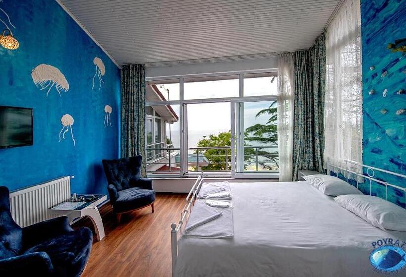 آپارتمان 1 خوابه با چشم‌انداز دریا, Poyraz Resort