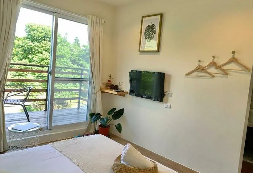 اتاق استاندارد با بالکن, W24墾丁民宿墾丁大街一館bnb