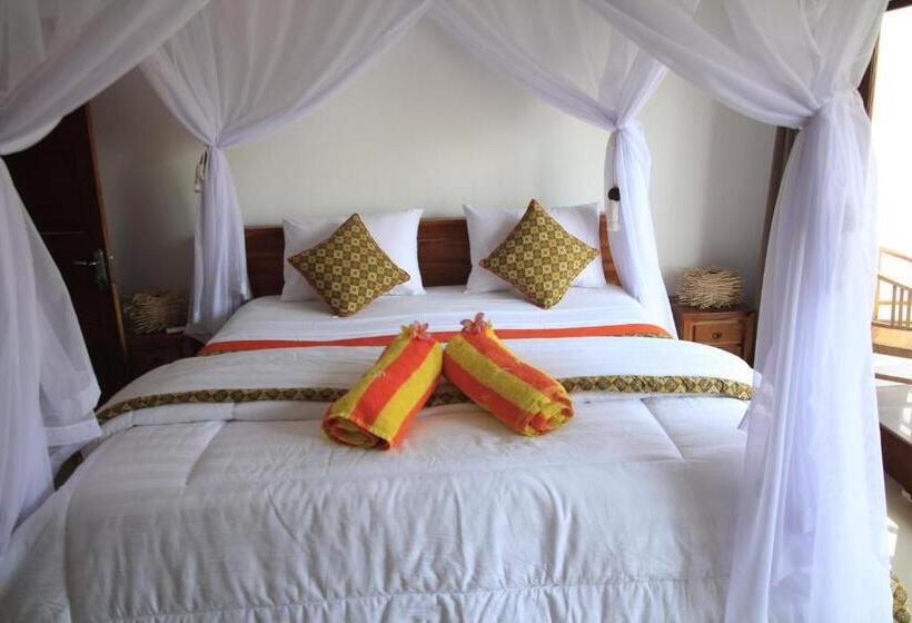 Quarto Deluxe Vista Mar com Sacada, Amed Paradise Warung & House Bali