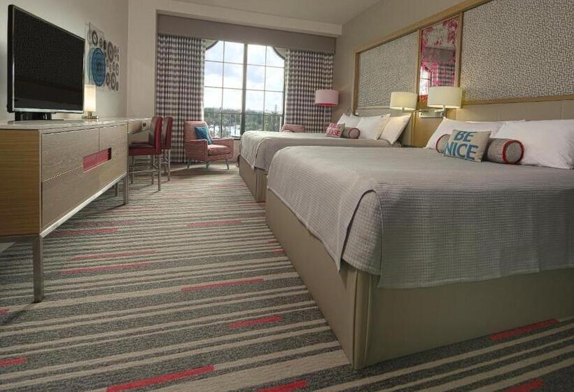 残疾人使用的带特大床的标准间, Universal S Hard Rock Hotel®