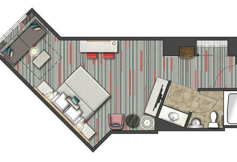 带大床的豪华间, Universal S Hard Rock Hotel®