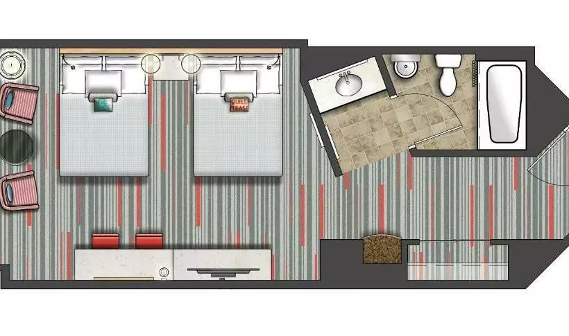 シングルデラックスルーム, Universal Hard Rock Hotel®