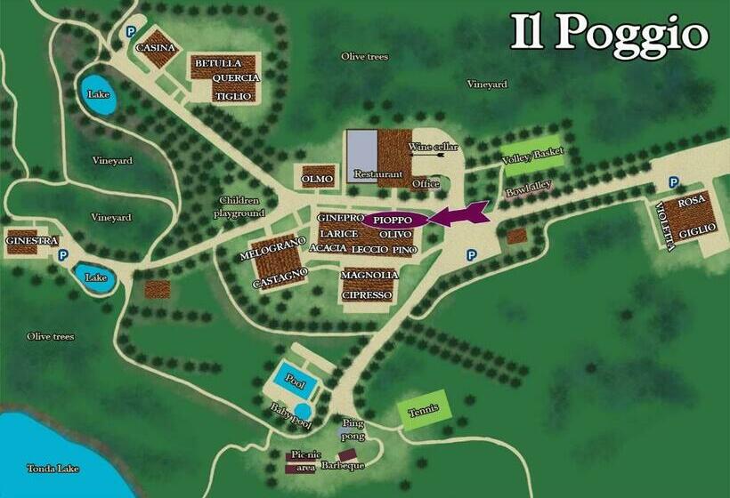 آپارتمان سوپریور 1 خوابه, Borgo Il Poggio Agritourismo